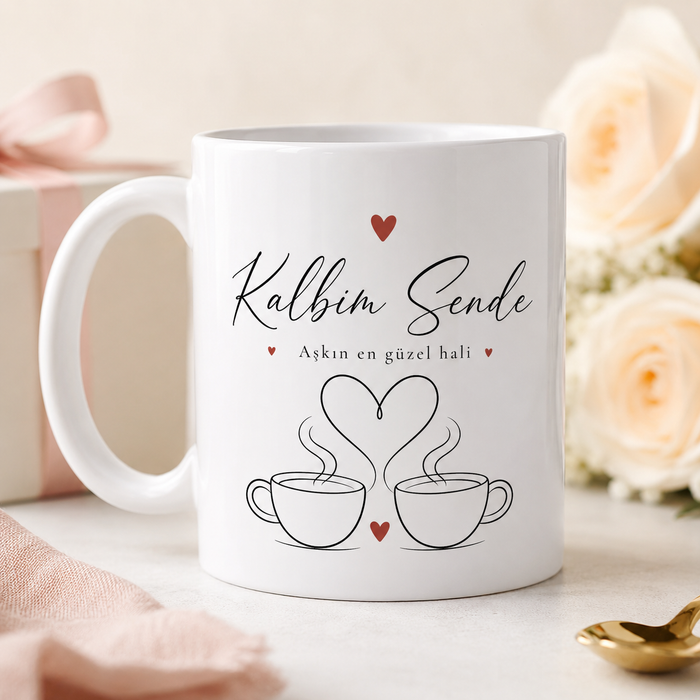 "Kalbim Sende" Premium Kupa Bardak