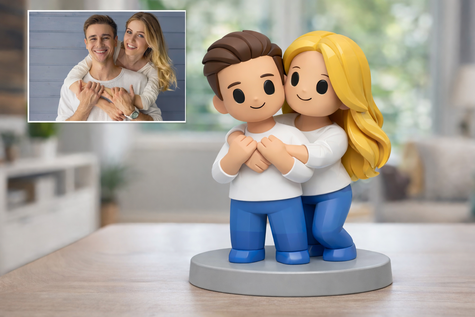 FOREVA – Fotoğraftan Kişiye Özel 3D Çift Figürü