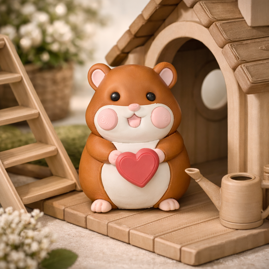 HAMORA – Kalpli Hamster Figürü