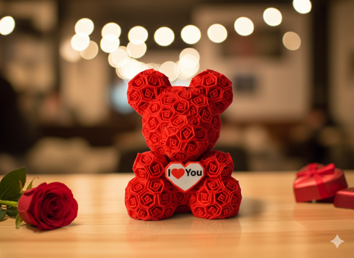 ROSELLO – Kalp Detaylı Dekoratif Ayıcık