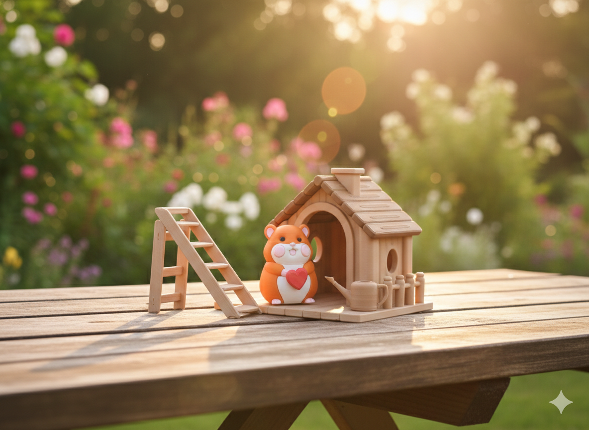 HAMORA – Kalpli Hamster Figürü