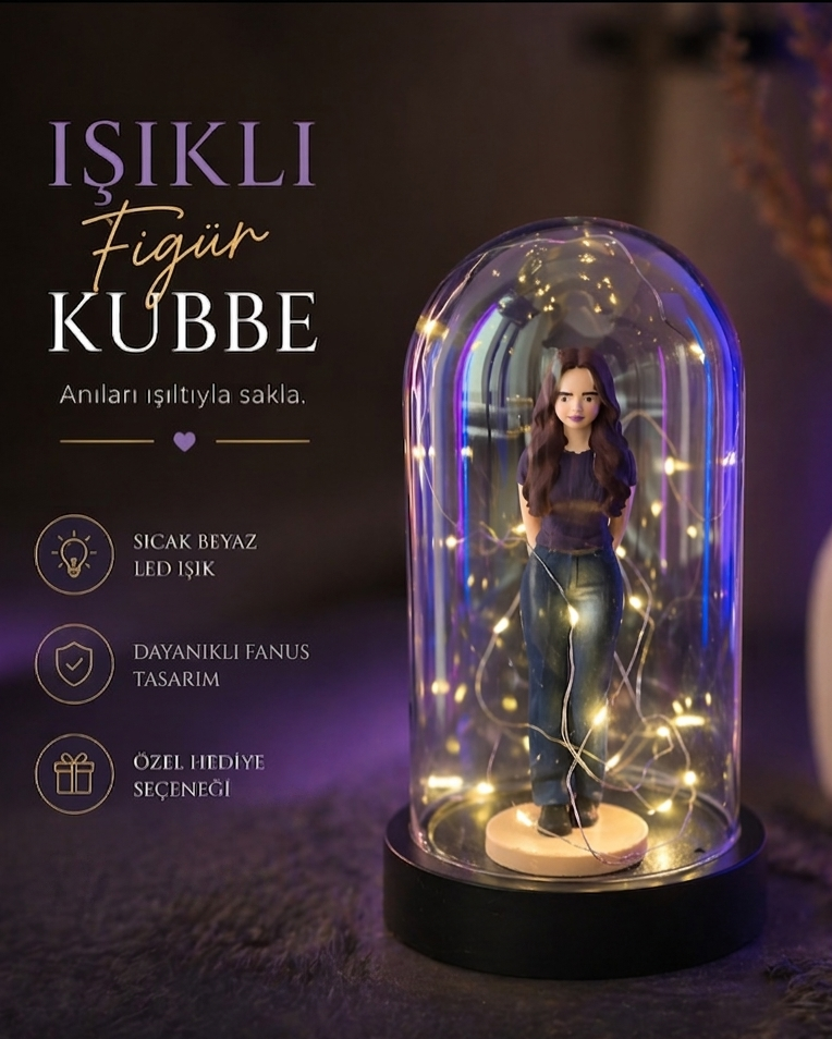 Işıklı Figür Kubbe – Fotoğrafından Sana Özel ✨