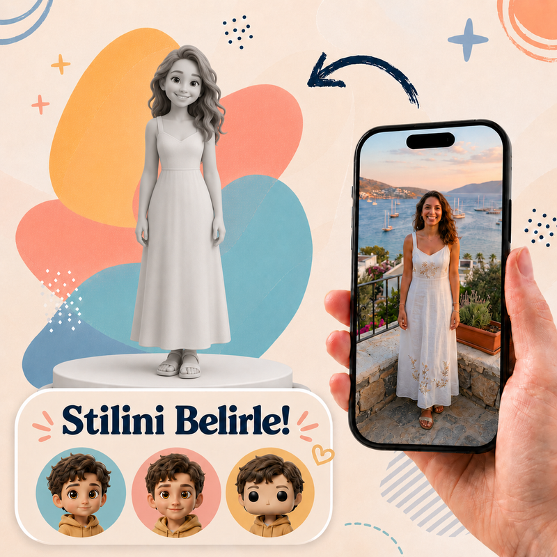 Boyanabilir Kişisel Figür