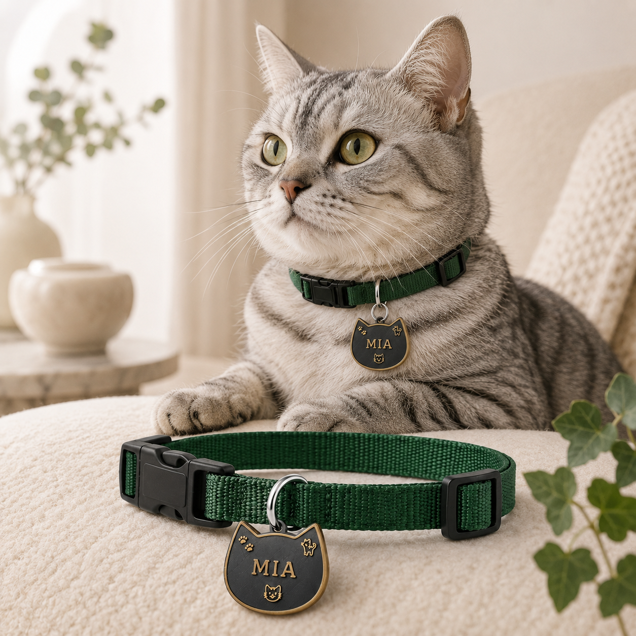 İsme Özel Kedi Tasması