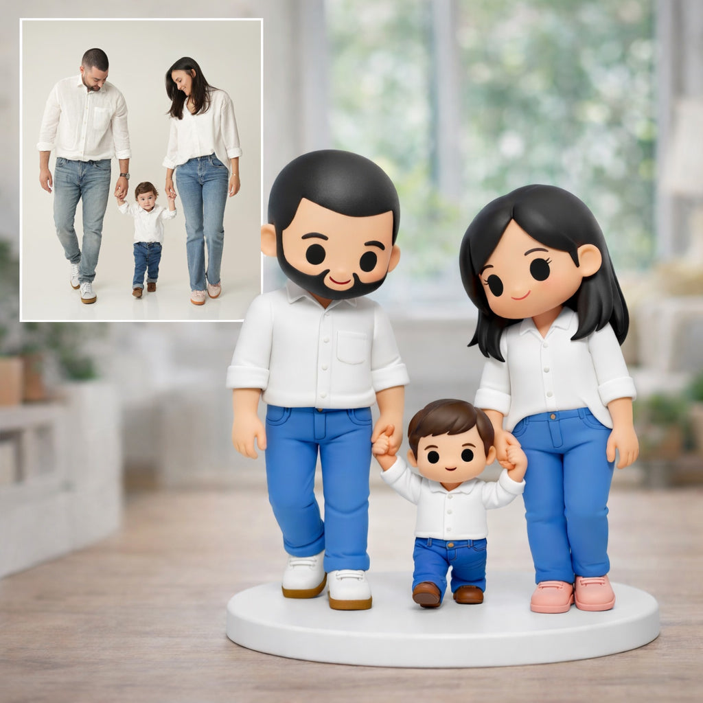 FAMORA – Kişiye Özel 3D Aile Figürü